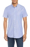 Cutter & Buck Tailor Regular Fit Oxford Sport Shirt In French Blue