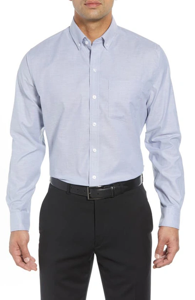 Cutter & Buck Classic Fit Oxford Sport Shirt In Light Blue