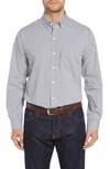 Cutter & Buck Regular Fit Gingham Non-iron Sport Shirt In Charcoal