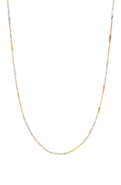 Bony Levy 14k Gold Tri-tone Twisted Chain Necklace In 14k Yellow Gold