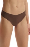Commando Butter Modal-blend Thong In Espresso