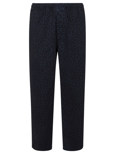 Stussy Volume Straight Leg Trousers In Blue