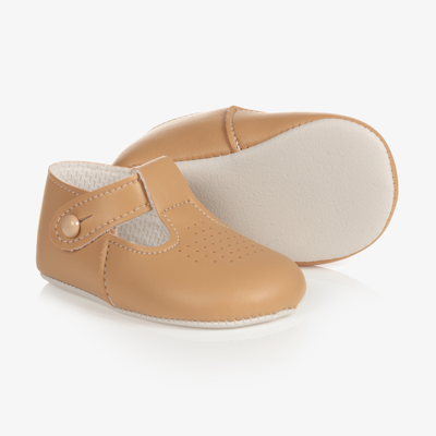 Early Days Baypods Tan Pre-walker Baby Shoes In Brown