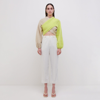 Jonathan Simkhai Js X Elexiay Crochet Pullover In Chamomile Oyster