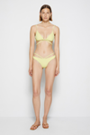 Jonathan Simkhai Emmalynn Strappy Bikini Bottoms In Lime