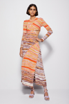 Jonathan Simkhai Selah Space Dye Cotton-wool Midi Dress In Multi