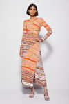 Simkhai Selah Space Dye Cotton-wool Midi Dress In Multi