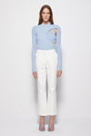 Jonathan Simkhai Jesslyn Cropped Pant In White