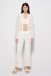 Jonathan Simkhai Georgie Crochet Pant In Ivory