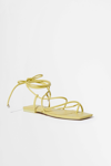 Jonathan Simkhai Susan Wrap Sandal In Chamomile