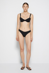 Jonathan Simkhai Camila Bikini Bottom In Black