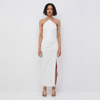 Jonathan Simkhai Devon Linen Dress In White