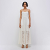 Simkhai Vida Utility Lace Maxi Dress In Ivory Multi