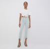 Jonathan Simkhai Jayden Organic Crop Top In White