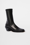 Jonathan Simkhai Livvy Stretch Leather Heeled Boots In Black