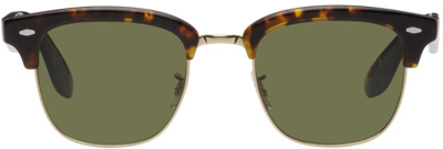 Brunello Cucinelli Oliver Peoples Capannelle D-frame Tortoiseshell Acetate Sunglasses