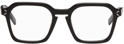 Mcq By Alexander Mcqueen Black Square Glasses In 001 Black