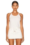 Dion Lee Density Double-strap Tank Top In Ivory