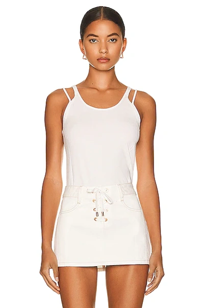 Dion Lee Density Double-strap Tank Top In Ivory