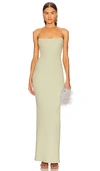 Michael Costello X Revolve Briggs Gown In Sage