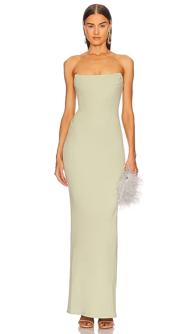 Michael Costello X Revolve Briggs Gown In Sage