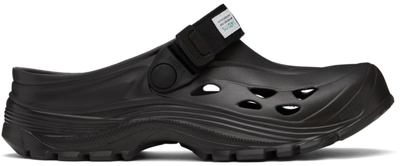 Suicoke Cut Out-detail Chunky Sandals In Black
