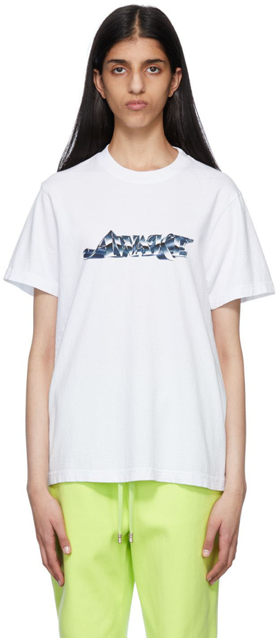 Awake Ny White Printed T-shirt