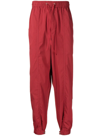3.1 Phillip Lim / フィリップ リム Tapered-leg Track Trousers In Red