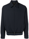3.1 Phillip Lim Stripe-trim Shirt Jacket In Blue