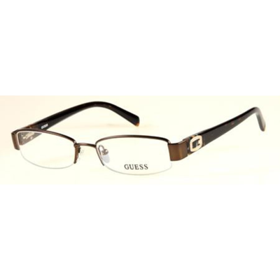 Guess Demo Round Unisex Eyeglasses Gu2368 S30 50 In Tortoise