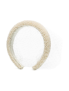 Jennifer Behr White Bailey Pearl Embellished Headband In 白色