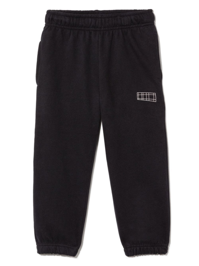 Molo Kids' Logo-embroidered Track Pants In Black