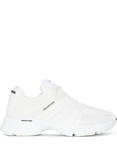 Balenciaga Phantom Low-top Sneakers In White