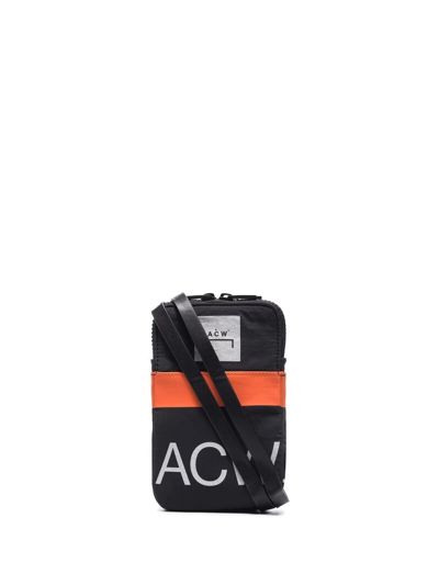 A-cold-wall* Stria Tech Logo Pouch Lanyard In 黑色