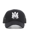 Amiri Ma Logo Trucker Cap In Black