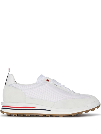 Thom Browne Low-top Panelled Sneakers In White