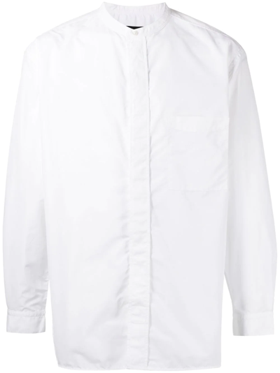3.1 Phillip Lim / フィリップ リム Band-collar Shirt In White