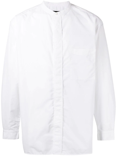 3.1 Phillip Lim Band-collar Shirt In White