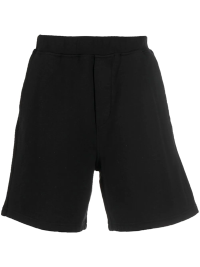 Dsquared2 X Ibrahimović Logo-print Bermuda Shorts In Black