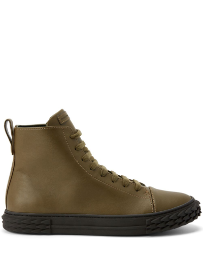 Giuseppe Zanotti Ecoblabber High-top Sneakers In Green