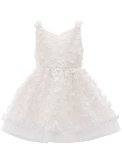 TULLEEN RAVINE FLORAL-APPLIQUÉ DRESS