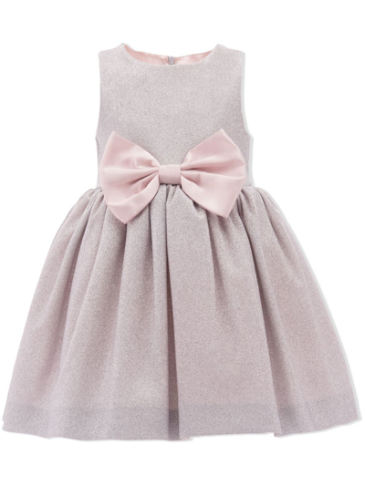 Tulleen Altillo Bow-embellished Dress In Pink