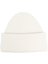 Fabiana Filippi Ribbed-knit Beanie In White