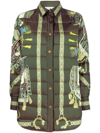ETRO ABSTRACT-PRINT PADDED JACKET
