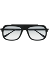 Thierry Lasry Bowery Square-frame Sunglasses In Black