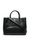 Ralph Lauren Mary Top-handle Tote In 黑色