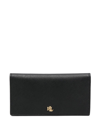 Ralph Lauren Medium Slim Wallet In 黑色