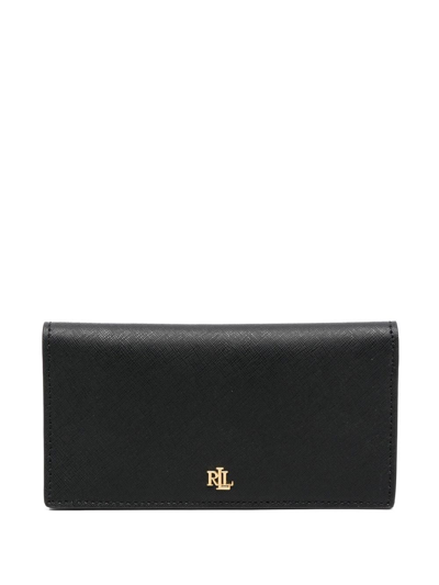 Lauren Ralph Lauren Medium Slim Wallet In Black