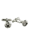 David Donahue Knot Cuff Links In Silver
