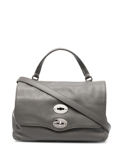 Zanellato Calf-leather Satchel-bag In 灰色
